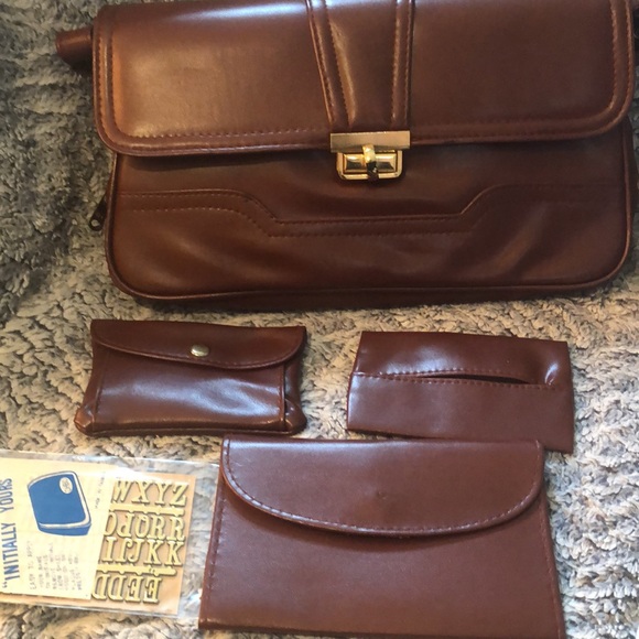 Vintage Shoulder Crossover Purse Deluxe Brown - Picture 7 of 7